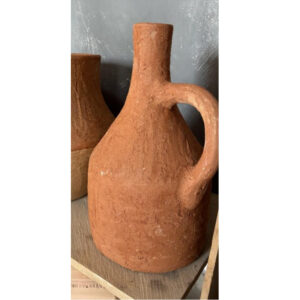 red clay bottle vase olaria stj