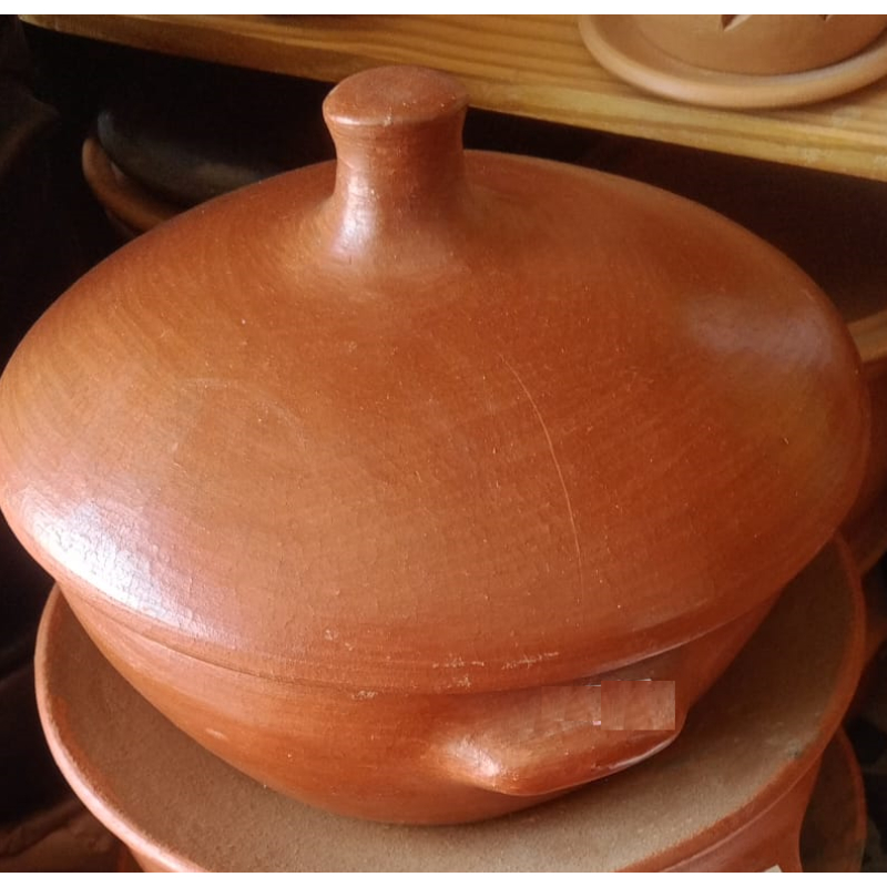 Rustic Clay Cookware Olaria Tty - raffia objects home decor